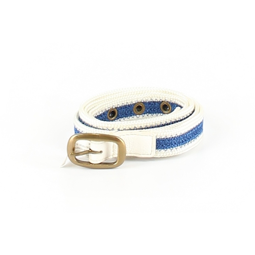 Blue and white belt. A stylish accessory!